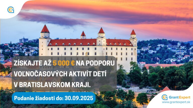 Grant pre deti a mládež BA kraj