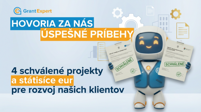 Hovoria za nás úspešné príbehy: 4 schválené projekty